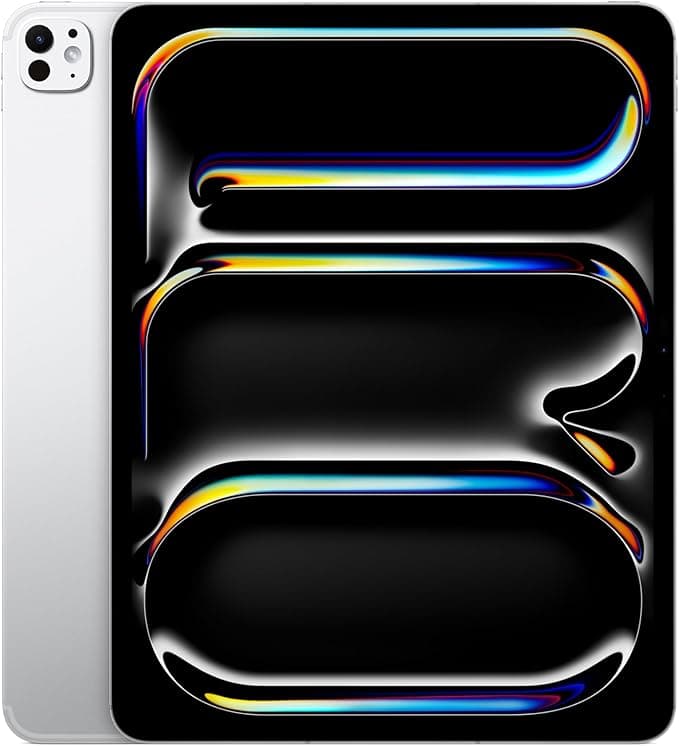 Apple iPad Pro (M5): 13 inç Ultra Retina XDR Ekran, 2 TB, 12 MP Ön/Arka Kamera, LiDAR Tarayıcısı, Wi-Fi + Cellular, Face ID, Tüm Gün Süren Pil Ömrü, Standart cam — Gümüş Rengi