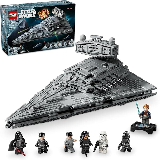 LEGO Star Wars İmparatorluk Yıldız Destroyeri 75394 – 10 Yaş ve Üzeri için İnşa Edilebilen Yıldız Gemisi Modeli, Star Wars Hayranları için Yaratıcı Hediye Fikri (1555 Parça)