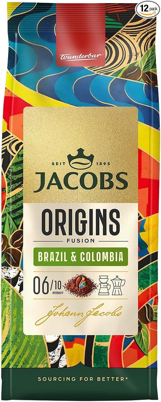 Jacobs Origins Brazil & Colombia Filtre Kahve 200 gr