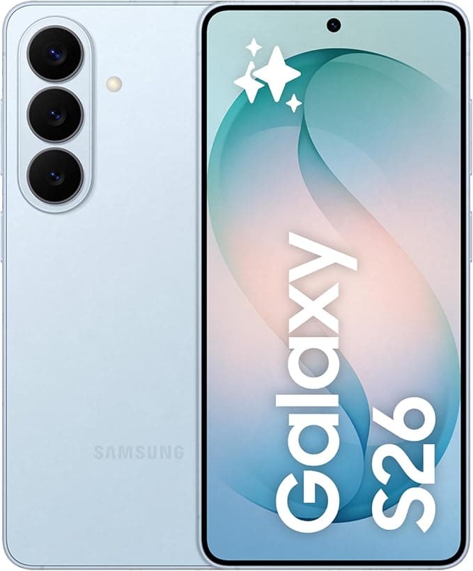 Samsung Galaxy S26 Gök Mavisi, 256GB Depolama, Yapay Zeka Telefonu, 12GB Bellek, Özelleştirilmiş AP, Photo Assist, 50MP Kamera, 4300mAh Pil