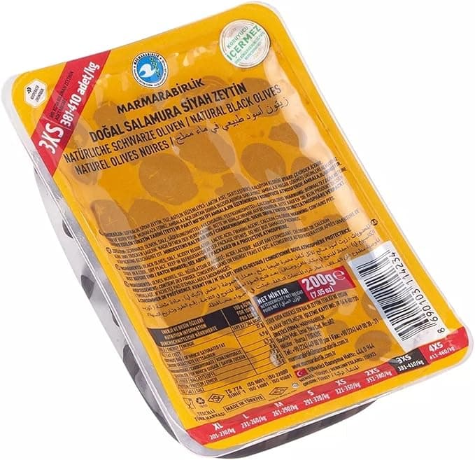 Marmarabirlik Lüks Salamura Zeytin 3XS (381-410) 200g Vakum