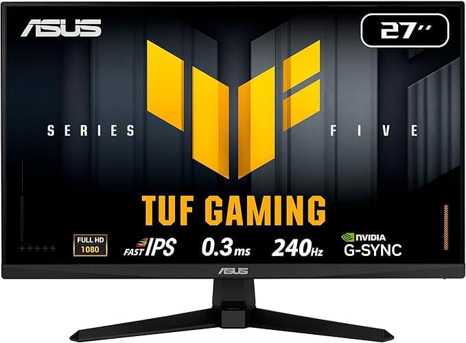 ASUS TUF GAMING VG279QM5A 27 Fast IPS 1920x1080 0.3ms 240Hz 240Hz DP HDMI Hoparlör VESA 3YIL ELMB SYNC, 99% sRGB, Gaming AI MONİTÖR