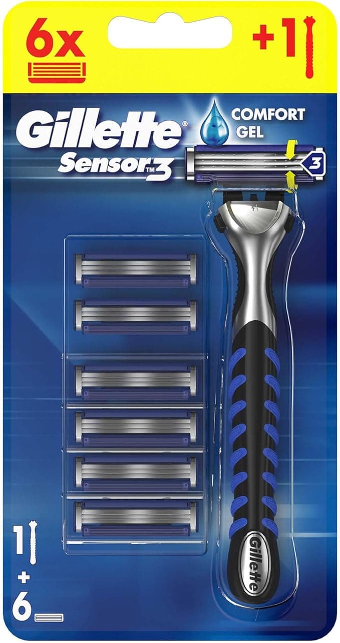 Gillette Sensor3 Tıraş Makinesi Plus 6 Bıçak