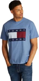 Tommy Hilfiger TJM RLX MELANGE BIG FLAG TEE Tişört Erkek