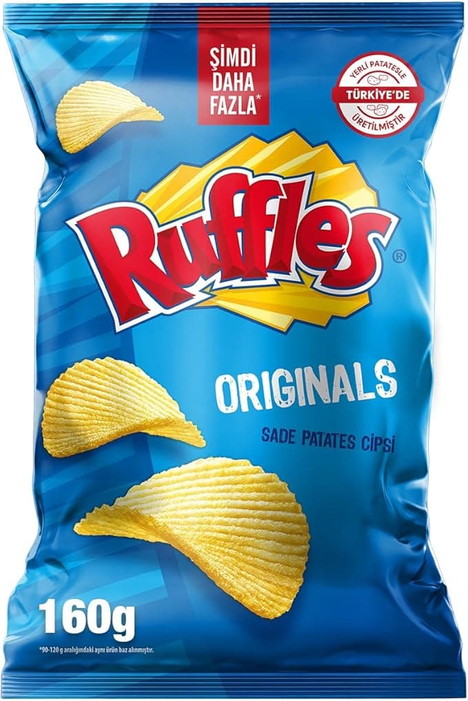 Ruffles Originals Patates Cipsi Parti Boy 160 g