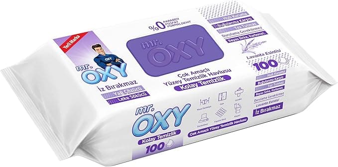 Mr Oxy Yüzey Temizlik Havlusu Lavanta Esintisi 100'lü