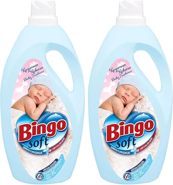 Bingo Soft Kuzumun Kokusu 30 Yıkama Çamaşır Yumuşatıcısı (1 x 3000 mL) (2 paketi)