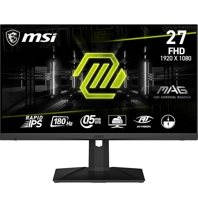 MSI MAG 275F 27" 180Hz 0,5ms Rapid IPS Adaptive-Sync Full HD Gaming (Oyuncu) Monitör