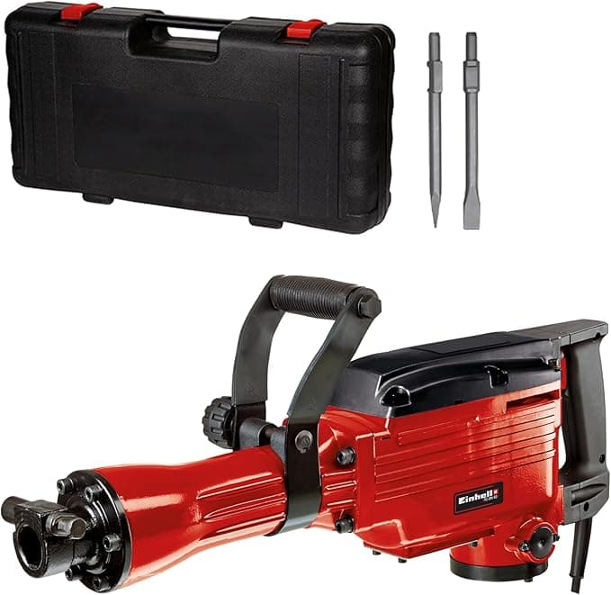 Einhell Kırıcı TC-DH 43 (1.600 W, 43 J Darbe Gücü, Dayanıklı SDS-hex, 180° Ayarlanabilir Ek Sap, Sivri ve Düz Keski, Çanta Dahil) - 4139087
