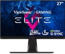 Viewsonic XG271QG 27” 2K Nano IPS 1ms 240Hz Ergonomik Elite Gaming Monitor, Gerçek G-Sync 2HDMI DP, Siyah