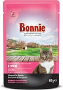 Bonnie Kuzu Etli Cigerli Pouchjelly Kedi Kons. 85 gr