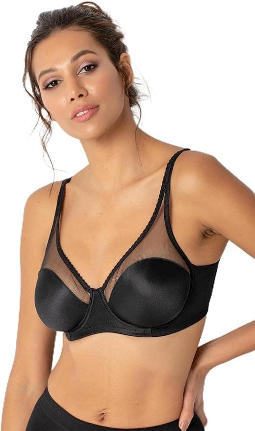 Miorre Balenli Tül Detaylı Minimizer Toparlayıcı Sütyen