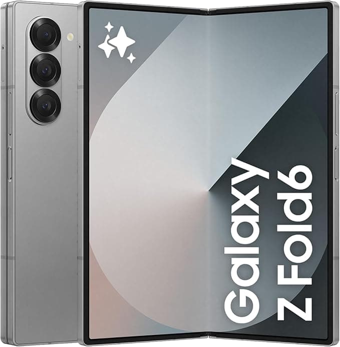 Samsung Galaxy Z Fold6, Yapay Zeka (AI) Telefon, 12GB RAM, 1TB Hafıza, Gümüş, Android Akıllı Telefon, 50MP Kamera, Büyük Ekran, Çoklu Görev, S Pen, Uzun Pil Ömrü (Samsung Türkiye Garantili)