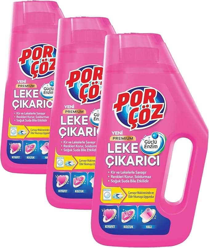 Porçöz Leke Çıkarıcı Premium 1000 Ml (3 paketi)