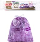 Koroplast Lavanta Kokulu Orta Boy Büzgülü Çöp Poşeti 15'li 55x60 cm, Kolay Bağlanır Kokulu Büzgülü Orta Boy Çöp Torbası, Sızdırmaz, Yırtılmaz, Geri Dönüştürülebilir Atık Torba, Ekstra Güçlü Çöp Poşeti