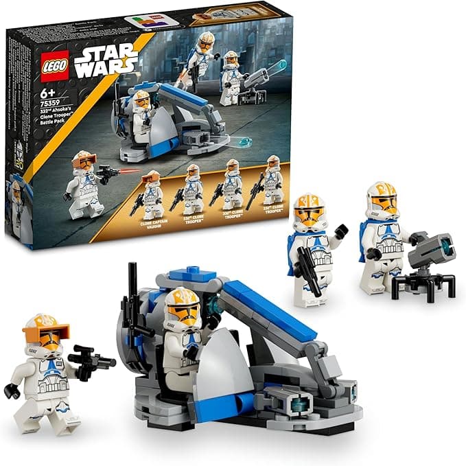 LEGO® Star Wars™ 332. Ahsoka'nın Klon Trooper’ı Savaş Paketi 75359-6 Yaş ve Üzeri Star Wars Hayranı Çocuklar için Yaratıcı Oyuncak Yapım Seti (108 Parça)