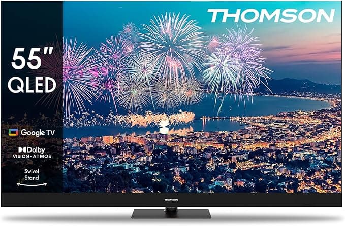 THOMSON 55QG6C14 55" (139 cm) QLED Plus 4K UHD Dahili Soundbar Google TV