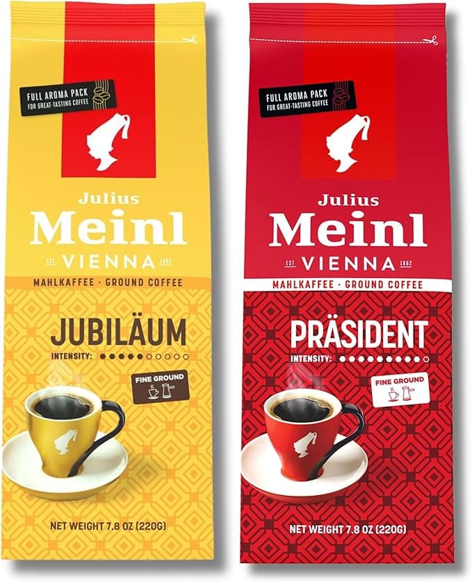 Julius Meinl Jubilaum, Präsident Öğütülmüş Filtre Kahve - 220 g x 2