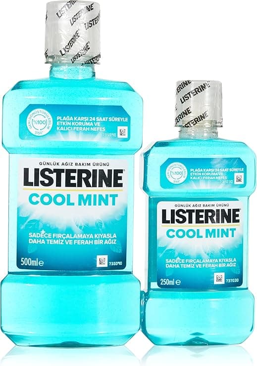 LISTERINE Coolmint Ağız Bakım Suyu 500 ml 250 ml